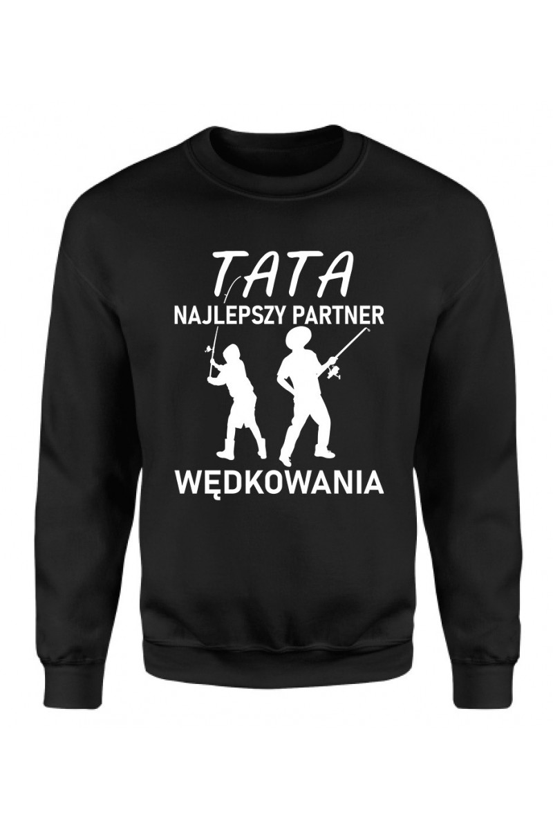 Bluza Męska Klasyczna Tata, Najlepszy Partner Wędkowania