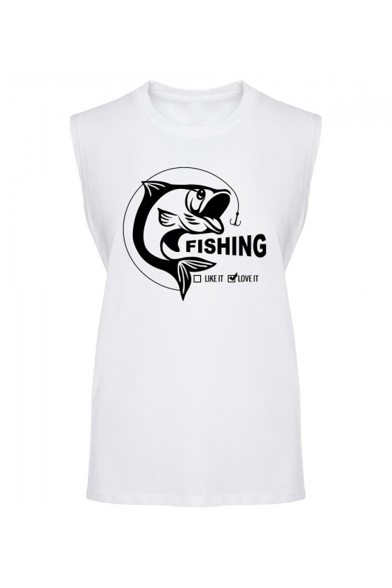 Koszulka Męska Tank Top Fishing Love It