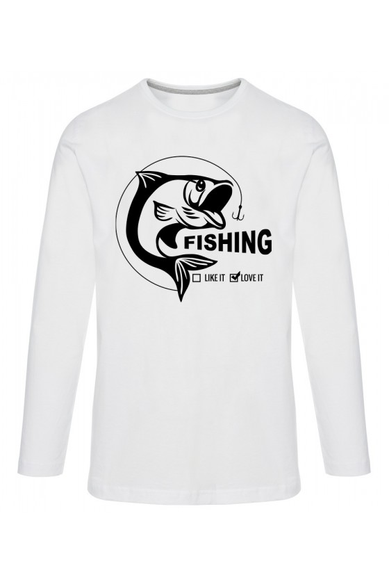 Koszulka Męska Longsleeve Fishing Love It