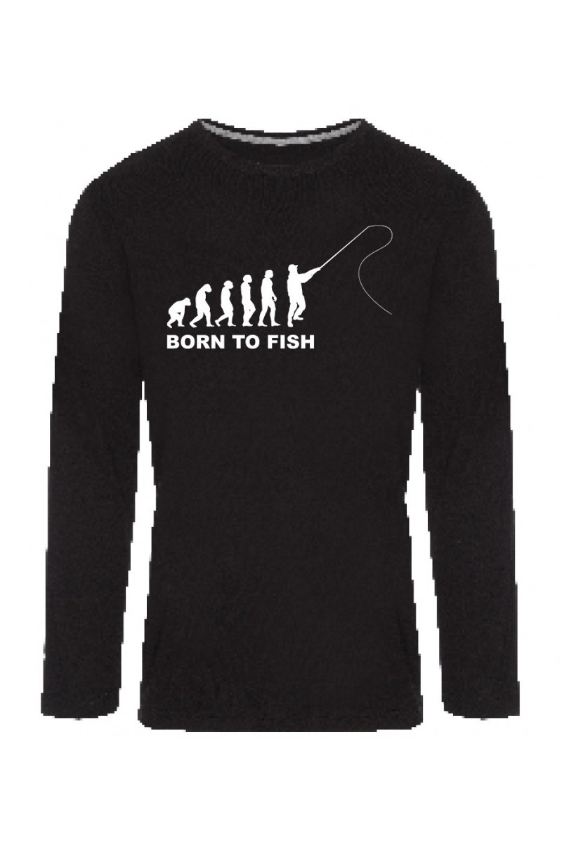 Koszulka Męska Longsleeve Fisherman Evolution