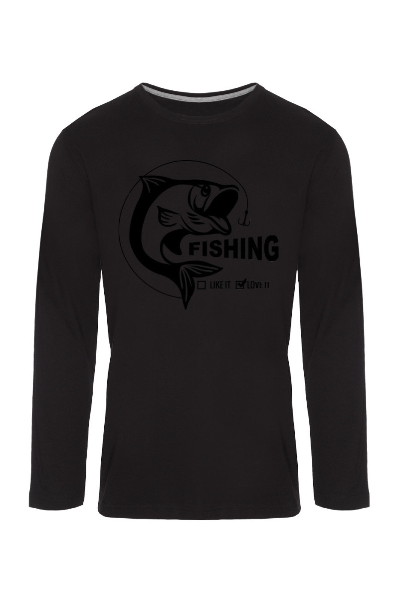 Koszulka Męska Longsleeve Fishing Love It