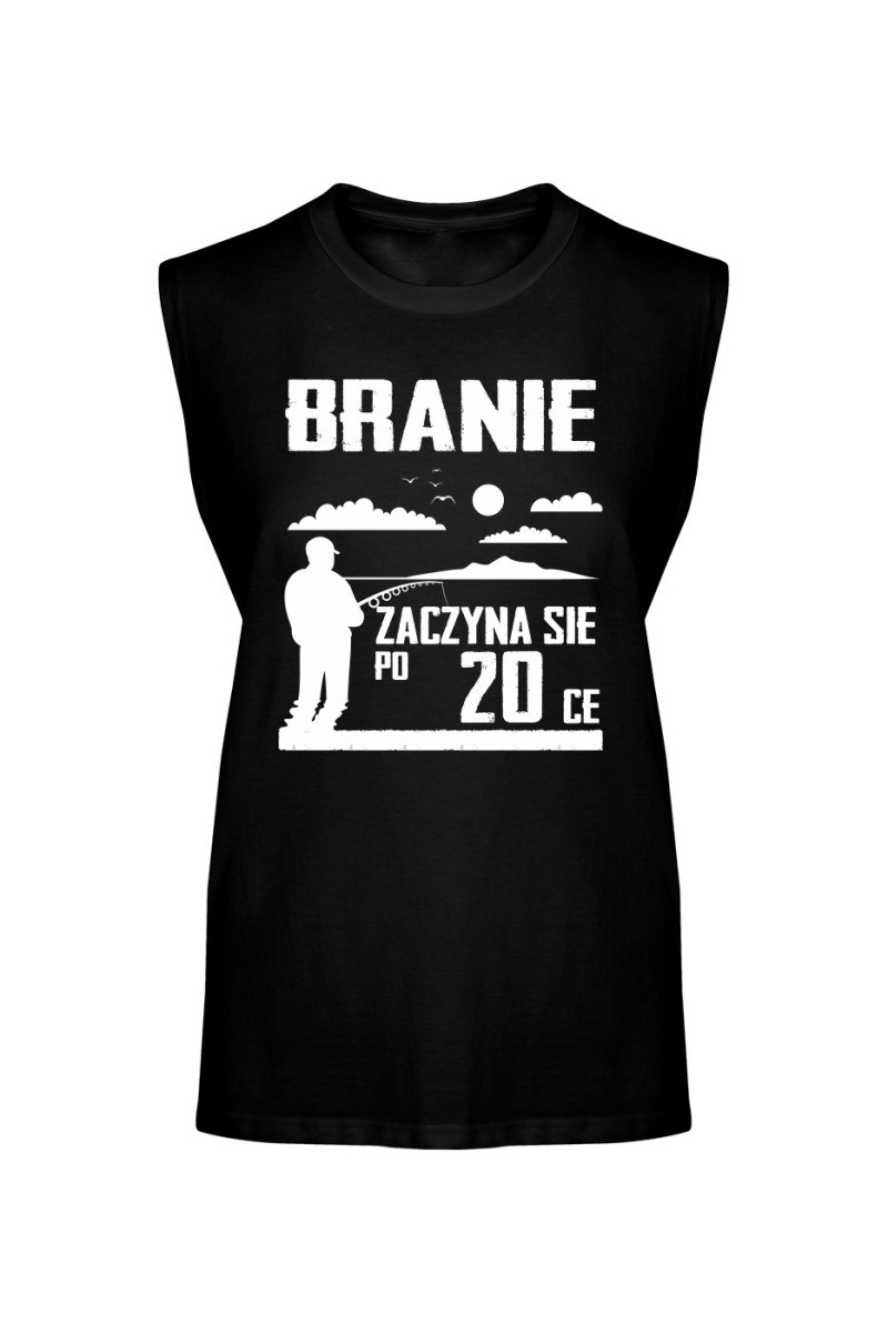 Koszulka Męska Tank Top Branie Zaczyna Się Po 20-ce