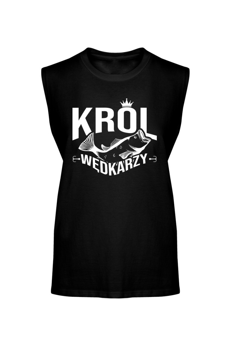 Koszulka Męska Tank Top Król Wędkarzy II