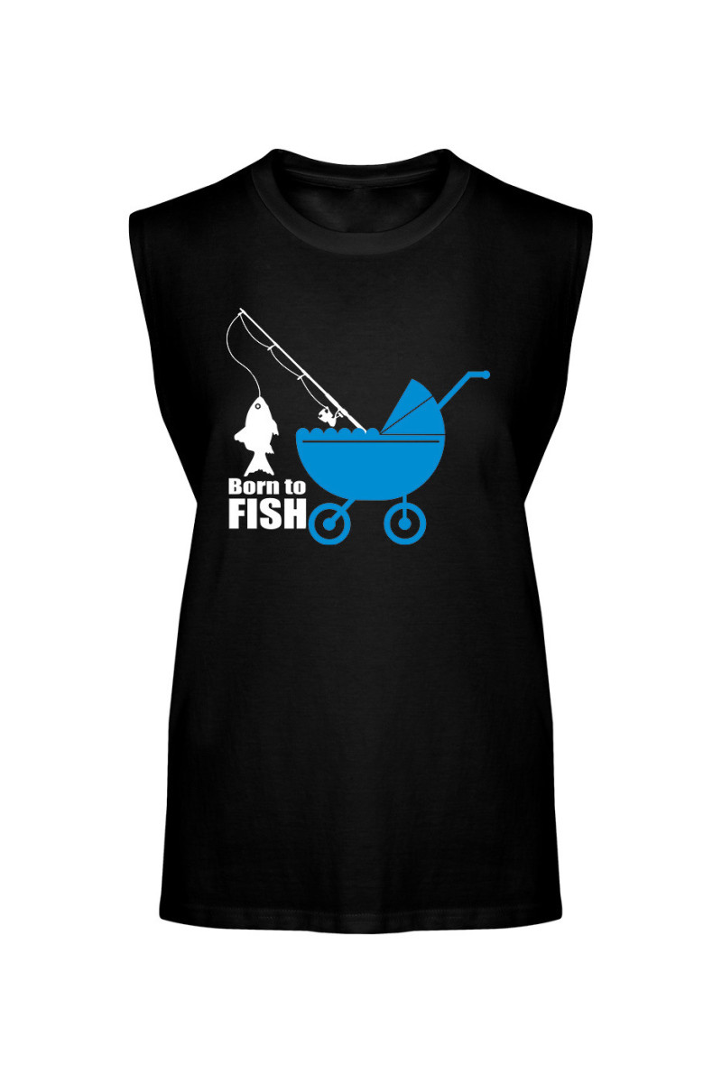 Koszulka Męska Tank Top Born To Fish